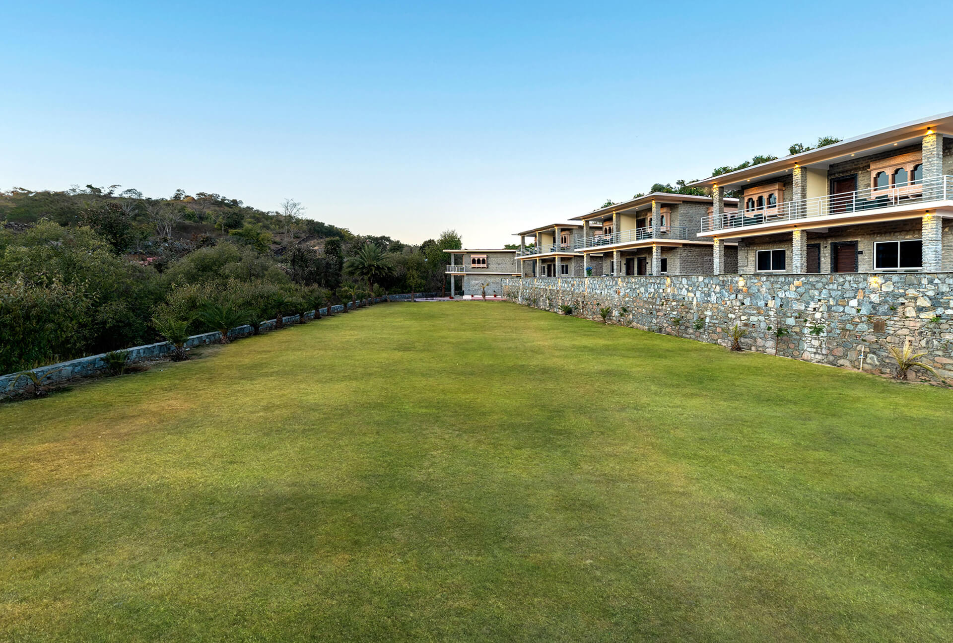 Two Expansive Lawns